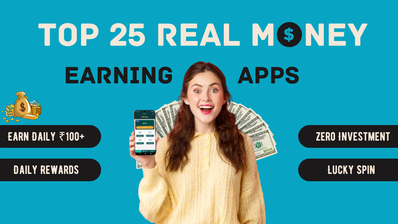 Real 20+ Daily 100 Rupees Earning App Without Investment